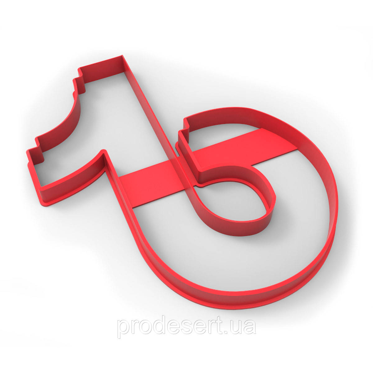 Вирубка для пряників Тік Струм 3 13*11,1 см (3D)