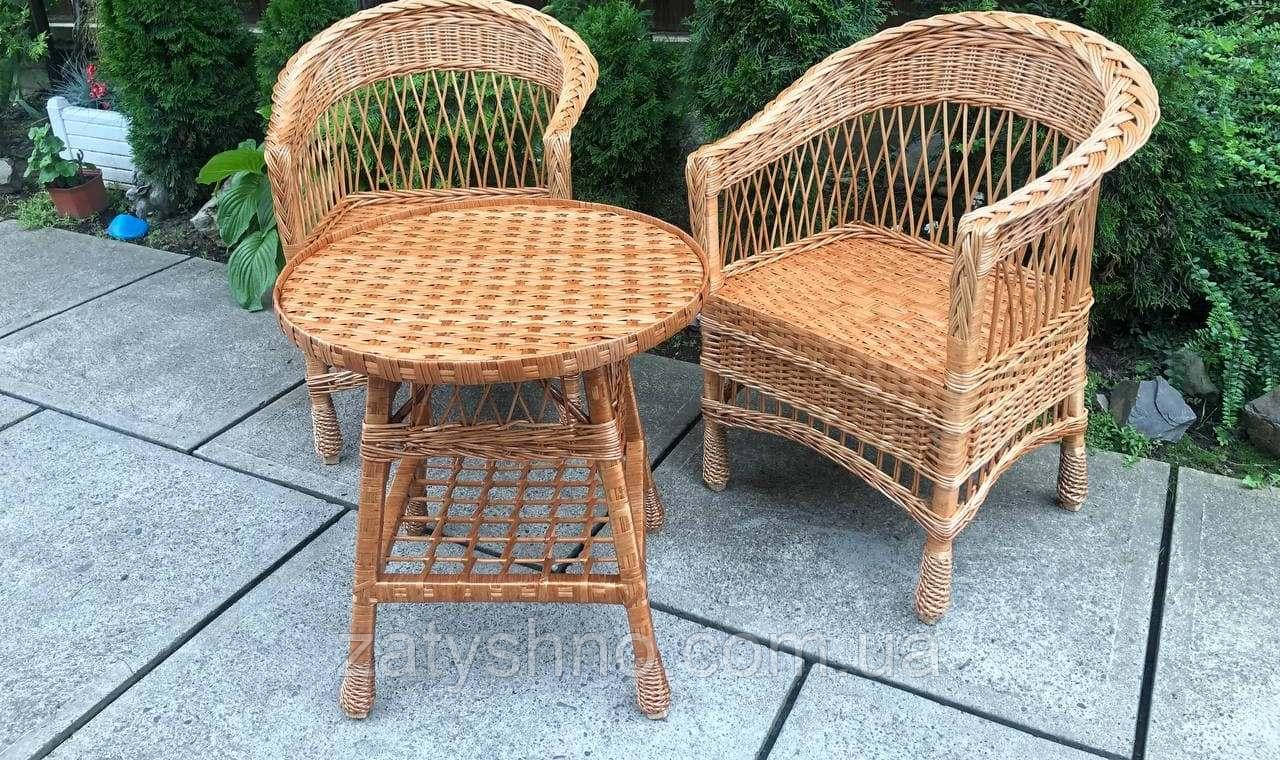 Мебель плетеная с креслами с низкой спинкой - фото 2 - id-p1445418063