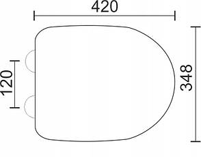 Сидіння для унітазу Kerra RETRO KR, фото 2