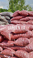 Щепа (тріска) декоративна кольорова GARDEN, 50л, червона, квадратна, 140, фото 5