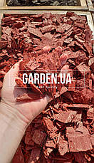 Щепа (тріска) декоративна кольорова GARDEN, 50л, червона, квадратна, 140, фото 6