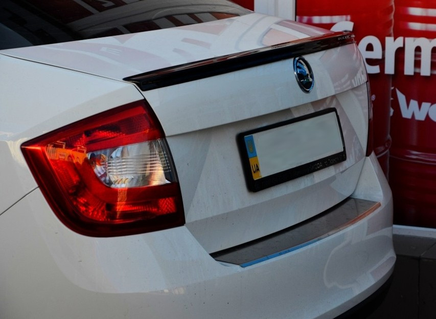 Skoda Rapid 2012 - ABS Lip-спойлер на багажник під фарбування