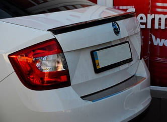Skoda Rapid 2012 - ABS Lip-спойлер на багажник під фарбування