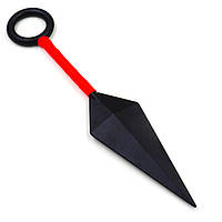 Кунай Наруто червоний металевий - Косплей Аніме Naruto