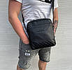 Брендова містка сумка Armani на три відділи, фото 8