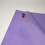 Папір тіш'ю, світло-лавандовий, 50*70 см, (5 листів), фото 3