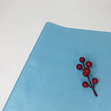 Папір тіш'ю, світло-блакитний, 50*70 см, (5 аркушів), фото 3