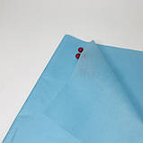 Папір тіш'ю, світло-блакитний, 50*70 см, (5 аркушів), фото 5