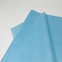 Бумага тишью, светло-голубая, 50*70 см, (5 листов)