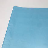 Папір тіш'ю, світло-блакитний, 50*70 см, (5 аркушів), фото 4