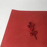 Папір тіш'ю, червоний, 50*70 см, (5 листів), фото 5