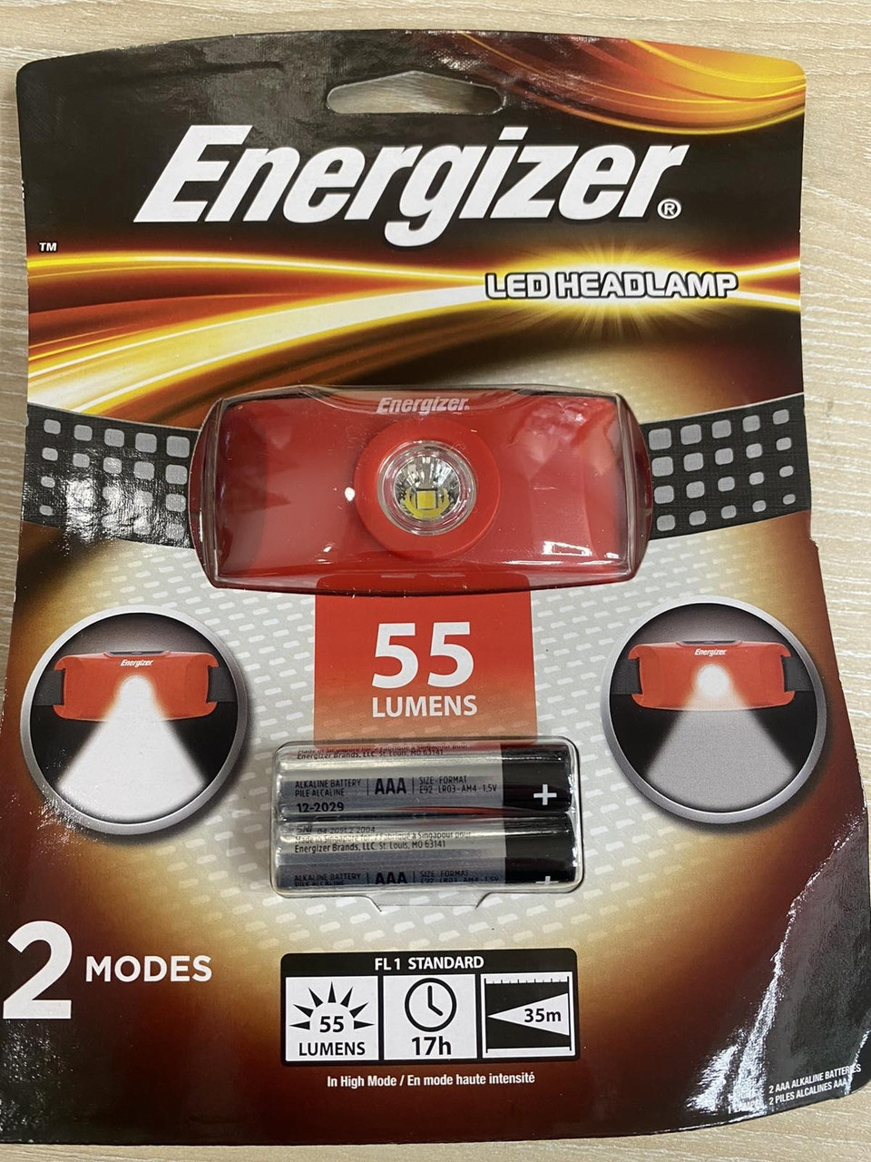 Налобний ліхтар Energizer LED HEADLAMP HDCV22