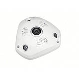 Камера відеоспостереження Camera Cad 1317 VR Cam 1.3mp 360 dvr ip стельова, фото 2