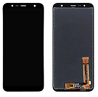 Дисплей (экран) для Samsung J610F Galaxy J6 Plus + тачскрин, черный, оригинал