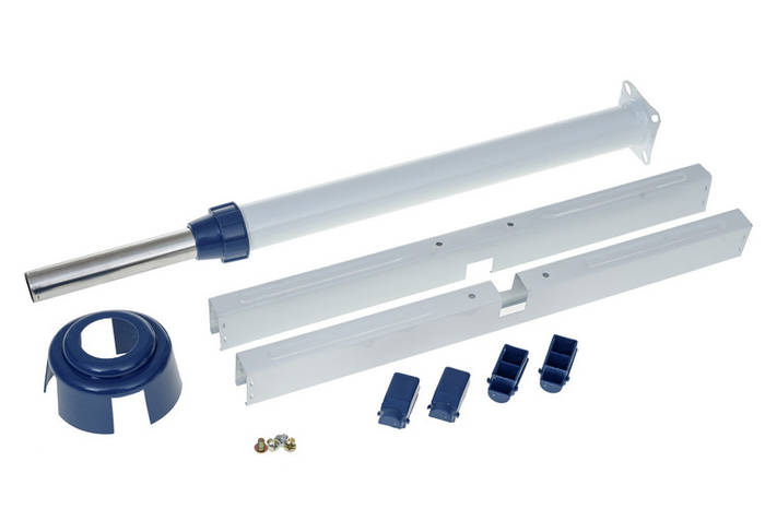 Стойка в сборе для напольного вентилятора белый с фиолетовым, цена 281 ...