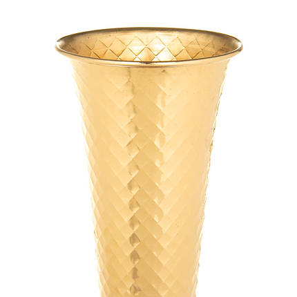 Ваза "Карла" 50 см, матеріал метал, колір золото (2009-029), фото 2