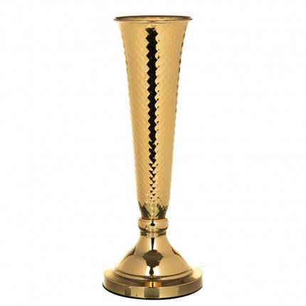 Ваза "Карла" 50 см, матеріал метал, колір золото (2009-029), фото 1