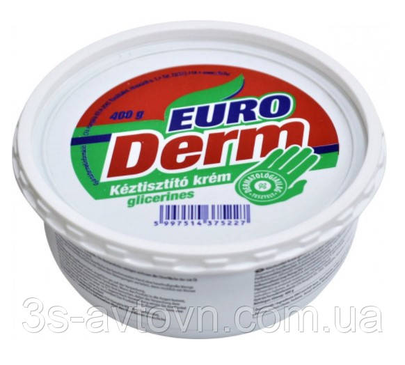 Паста для миття рук EURO DERM, Угорщина, 400 гр.