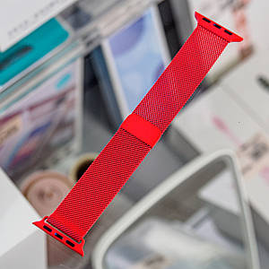 Ремінець Apple Watch 38 / 40mm Milanese Loop Red
