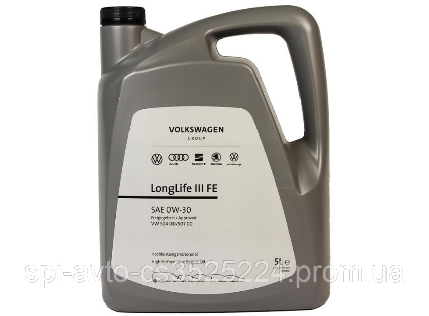 Олива моторна VW LongLife III FE 0W-30, 5 л