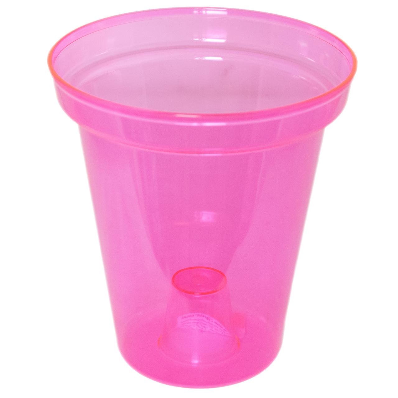 Кашпо для орхідей Раунд 14х16 см 1.3 л рожевий Еталон, фото 1