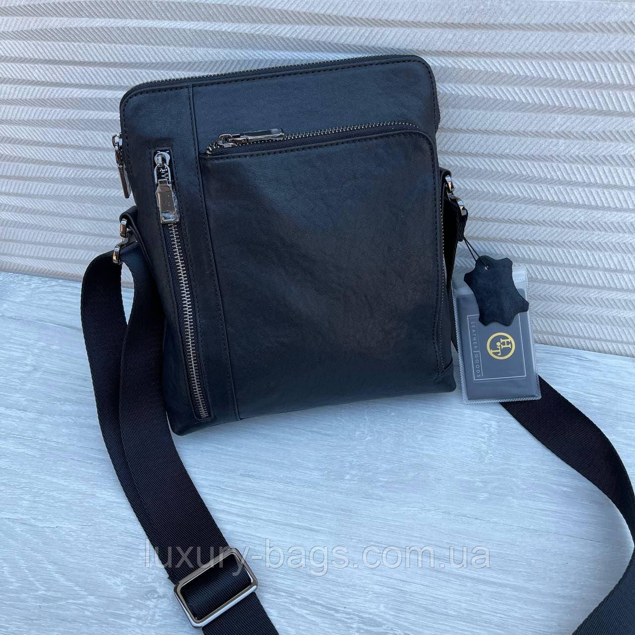 Чоловіча високоякісна сумка H.T Leather