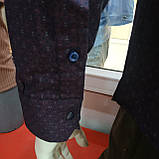 Сорочка FlyBoys чоловіча зі стрейчем на кнопках довгий рукав S сливовий, фото 4