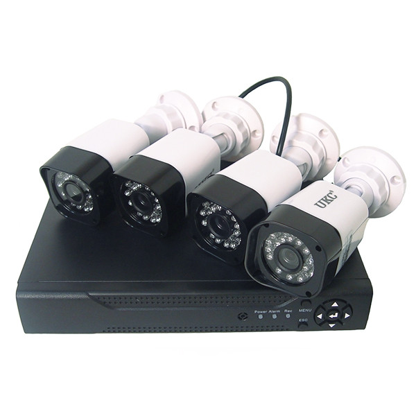 Комплект DVR реєстратор 4 камери DVR CAD D001 KIT, фото 1