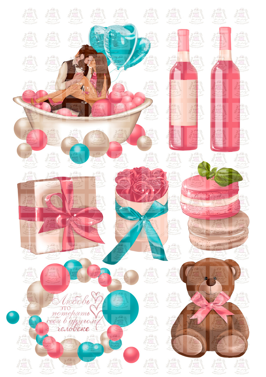 Вафельна картинка Любов (200949)