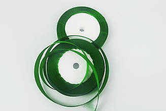 Стрічка атласна зелений колір 1,25 см