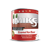 Алкідна емаль для підлоги Miks Color ПФ-266 Червоно-коричневий 2.8 кг