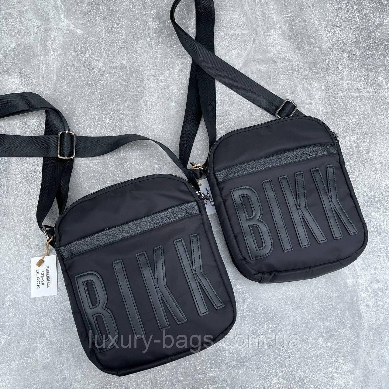 Чоловіча стильна сумка Bikkembergs у двох розмірах