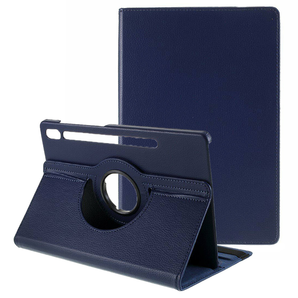 Чохол-книжка Rotating Case для Samsung Galaxy Tab S7 Plus 12.4 T970 / T975 (Wake / Sleep) Dark Blue