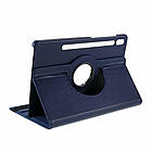 Чохол-книжка Rotating Case для Samsung Galaxy Tab S7 Plus 12.4 T970 / T975 (Wake / Sleep) Dark Blue, фото 5