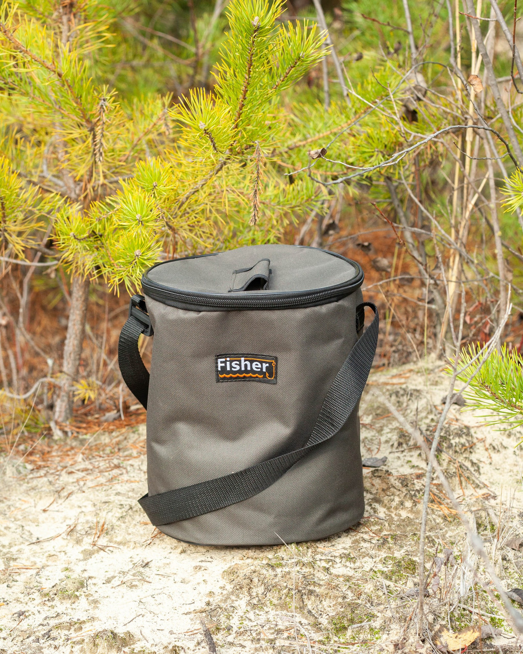 Сумка для жерлиц кругла Fisher (26 х Ø 22,5 см.)