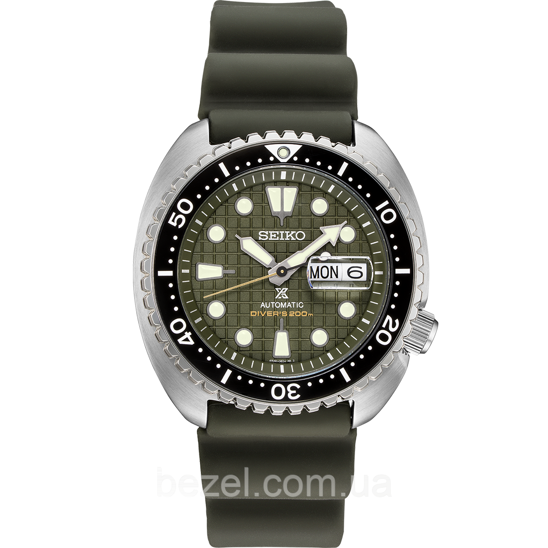 Чоловічий годинник Seiko SRPE05K1 SRPE05 Prospex KING Turtle Green Diver Automatic, фото 1