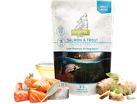 Isegrim Pouch Roots Salmon &Trout Консервированный корм для взрослых собак (лосось/форель) 410 гр