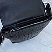 Стильна чоловіча сумка з тисненням під крокодила, фото 6