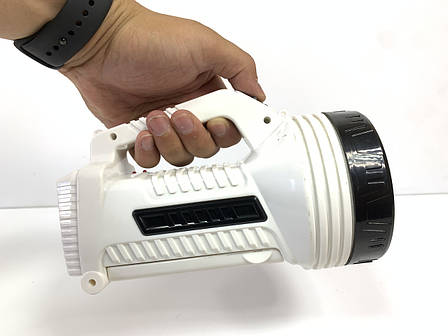 Потужний світлодіодний акумуляторний ліхтар КС-8556 прожектор переносний ліхтар для охорони, фото 1