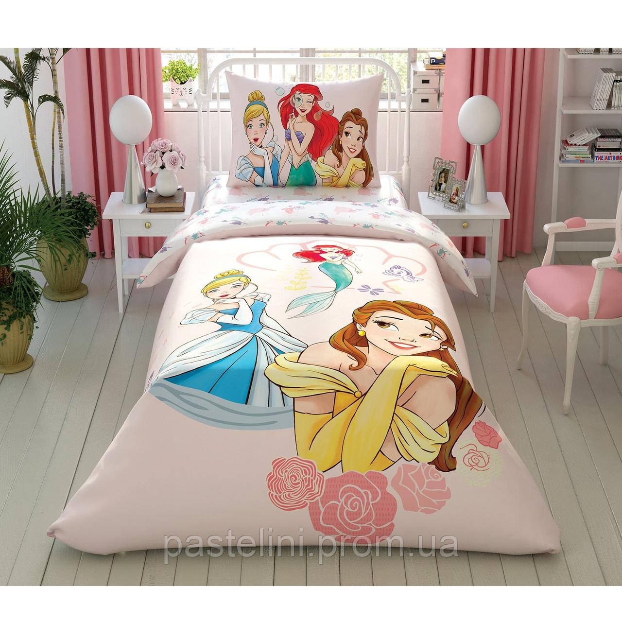 Дитяче постільна білизна TAC Disney Princess Girl Power