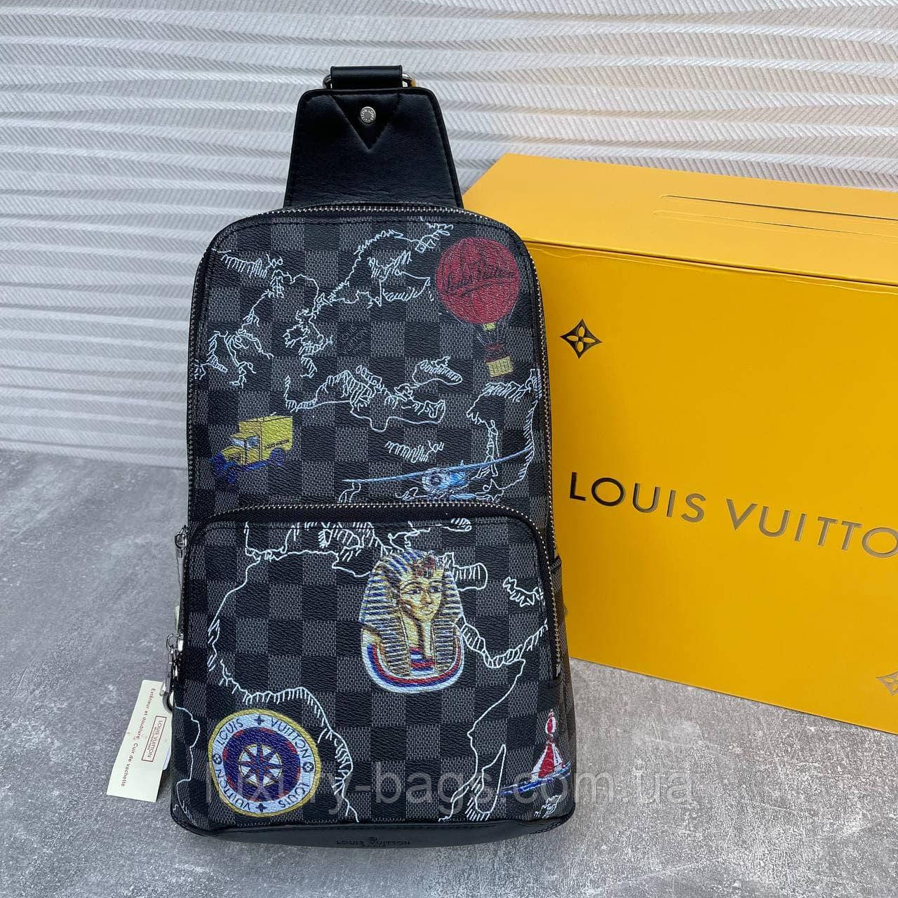 Крута сумка-слінг для чоловіків Louis Vuitton Avenue