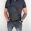 Стильна сумка-слінг для чоловіків Louis Vuitton Avenue, фото 9