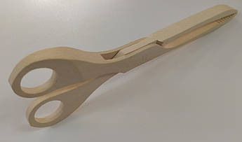 Щипці (ножиці) для гриля дерев'яні.