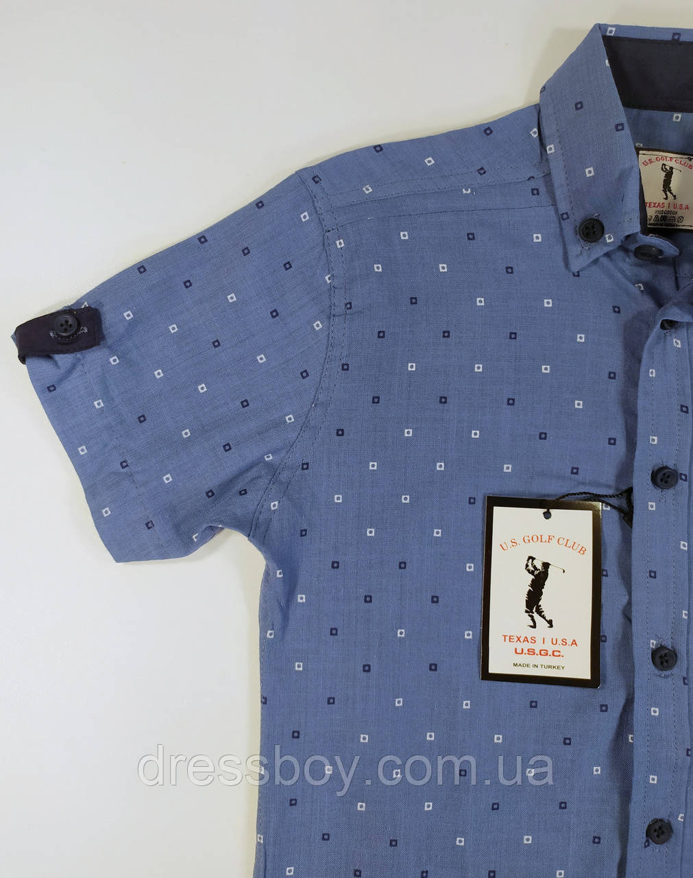 Рубашка (шведка) приталенная для мальчиков 128,134,140,146,152 Турция - фото 3 - id-p1141020149