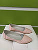 STTOPA Розміри 41-44. Балетки великих розмірів із натуральної шкіри. 158-4144 Пудрові Рожеві, фото 2