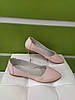 STTOPA Розміри 41-44. Балетки великих розмірів із натуральної шкіри. 158-4144 Пудрові Рожеві, фото 7