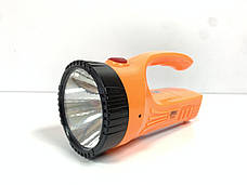 Світлодіодний акумуляторний ліхтар Yajia YJ-2833 1+12 LED 3 режими прожектор переносний ліхтар для охорони, фото 2