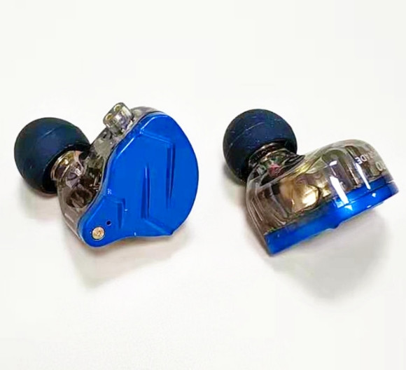 Навушники KZ ZSN Pro X з мікрофоном blue