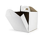 Коробка для торта збірна микрогофрокартон, 300*300*300 мм, 5 шт/уп., фото 2