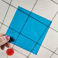 Монолітний полікарбонат в розмір 3мм синій